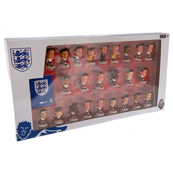 England FA Team SoccerStarz fotbollsfigur (paket med 24) En Multicoloured One Size