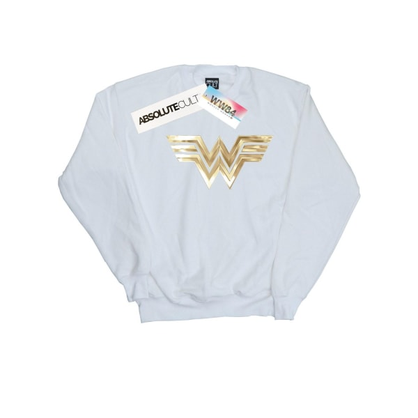DC Comics Dam/Ladies Wonder Woman 84 Guld Emblem Sweatshirt White S