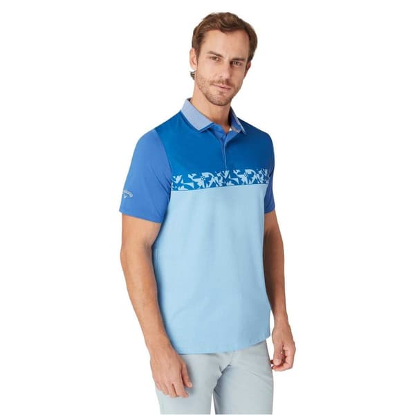 Callaway Herr Emea Regular Kortärmad Pikétröja L Galaxy Blå Galaxy Blue L