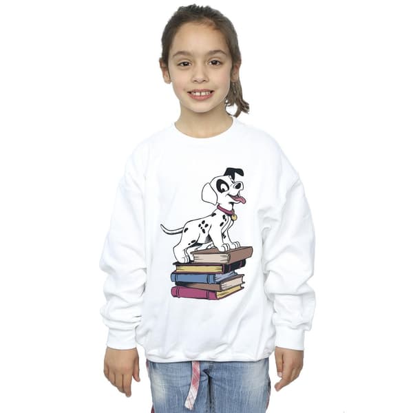 Disney Flickor 101 Dalmatiner Böcker Tröja 3-4 År Vit White 3-4 Years