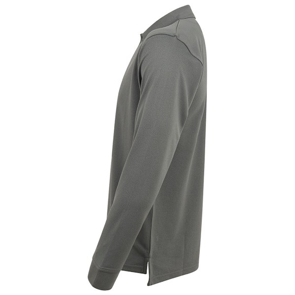 Henbury Vuxen Unisex Långärmad Coolplus Pikétröja XS C Charcoal XS