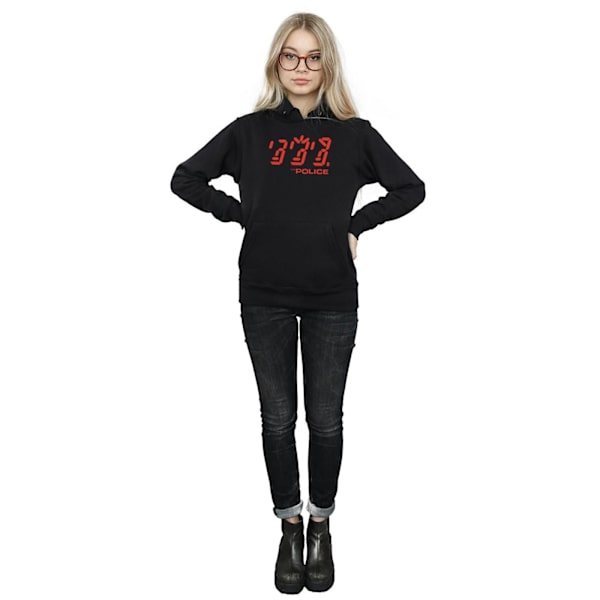 The Police Womens/Ladies Ghost Icon Hoodie M Svart Black M