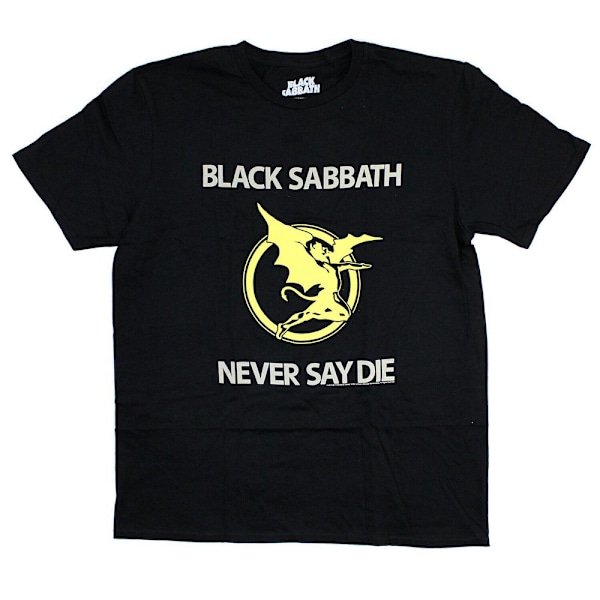 Black Sabbath Unisex Adult Never Say Die T-Shirt S Svart Black S