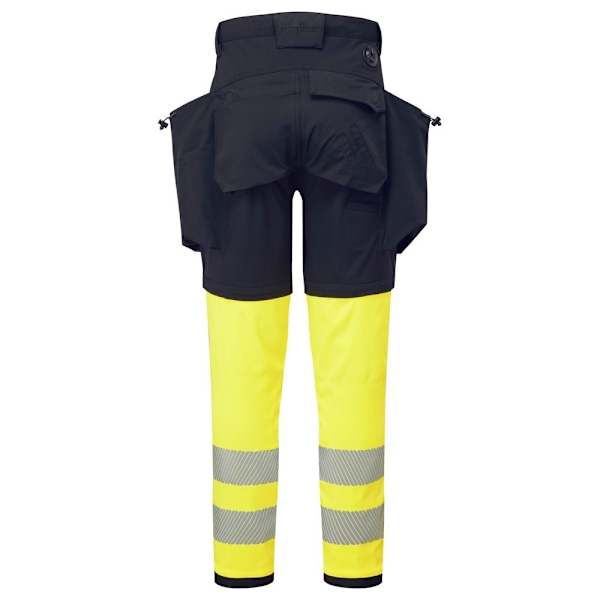 Portwest Unisex Adult Ultimate Modular Contrast 3 i 1 Byxor Black/Yellow 42R
