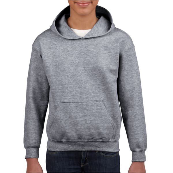 Gildan Barn/Kids Heavy Blend Hooded Sweatshirt 5-6 år G Graphite Heather 5-6 Years
