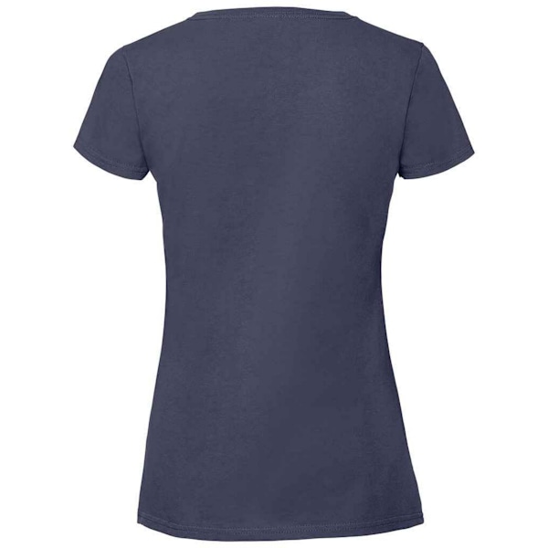 Fruit Of The Loom Dam/Dam Iconic Ringspun Bomull T-shirt Navy S