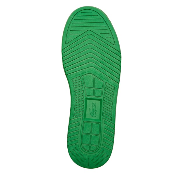 Lacoste Unisex Vuxen L001 Lädersneakers 8 UK Off White/Grön Off White/Green 8 UK