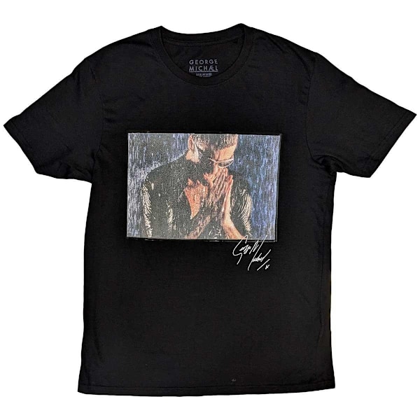 George Michael Unisex Adult Film Still T-Shirt M Svart Black M