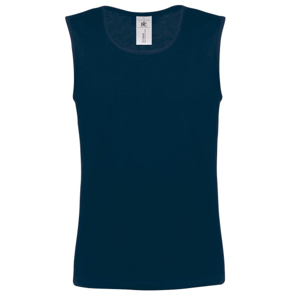 B&C Mens Move Ärmlös Athletic Sports Vest Topp L Marinblå Navy L