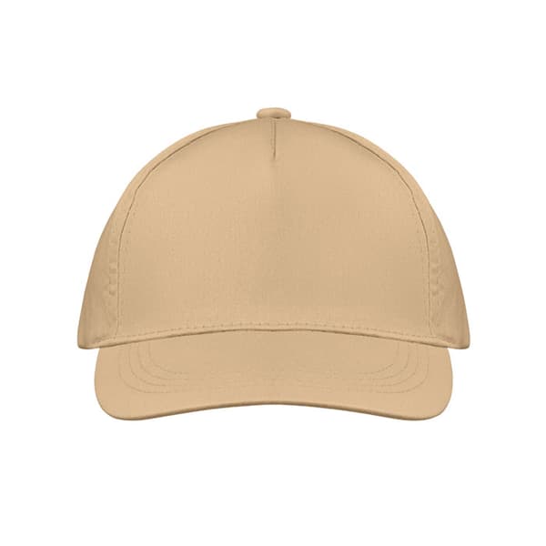 MidOcean Buzz 5-panels baseballkeps, en storlek, elfenben Ivory One Size