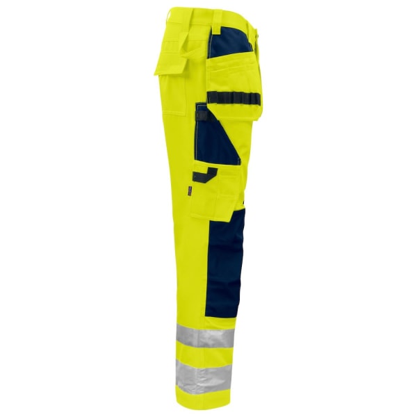 Projob Herr High-Vis Byxor 38R Gul/Navy Yellow/Navy 38R