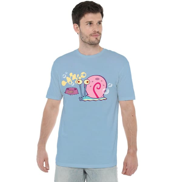 SpongeBob SquarePants Herr Gary Snigel T-Shirt S Ljusblå Light Blue S