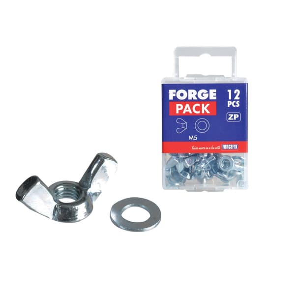 Forgefix Vingmutter Zp M12 Forgepack 10 En Storlek Flerfärgad Multi Colour One Size
