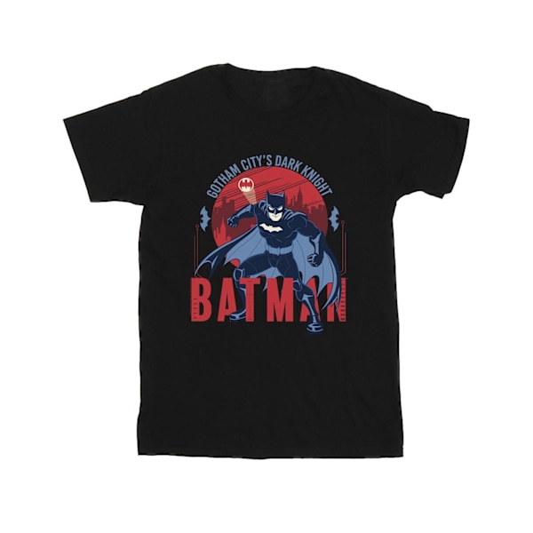 DC Comics Girls Batman Gotham City Bomull T-shirt 3-4 år Bla Black 3-4 Years