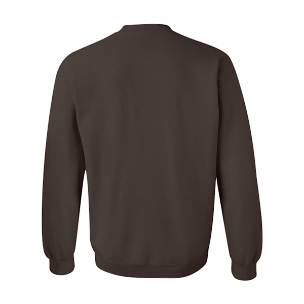 Gildan Heavy Blend Unisex Crewneck Sweatshirt S Mörk Choklad Dark Chocolate S