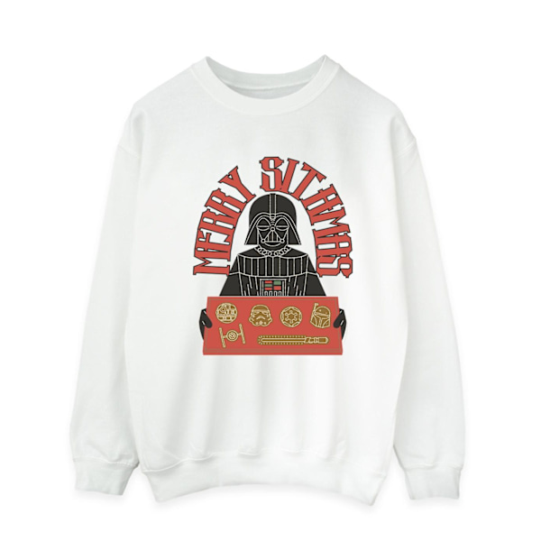 Star Wars Mens Episode IV: A New Hope Merry Sithmas Sweatshirt White XXL