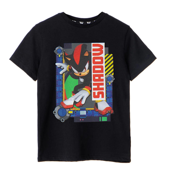 Sonic The Hedgehog Boys Shadow Kortärmad T-shirt 11-12 År Black 11-12 Years