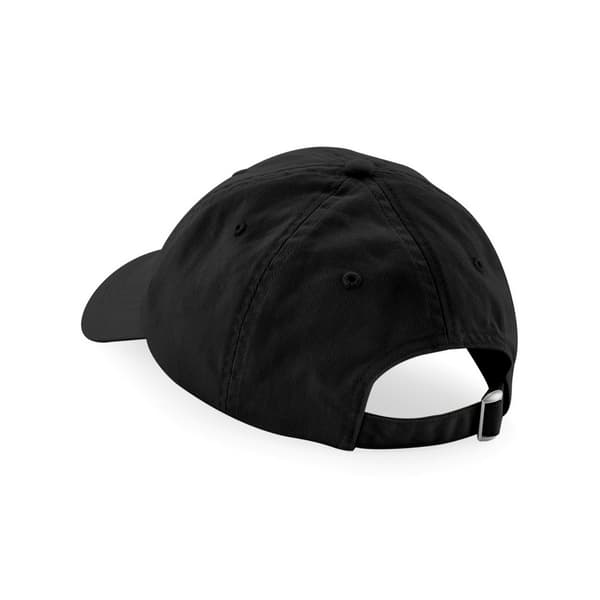 Beechfield Unisex Vuxen 6 Panel Organisk Bomulls Basebollkeps En Storlek Black One Size