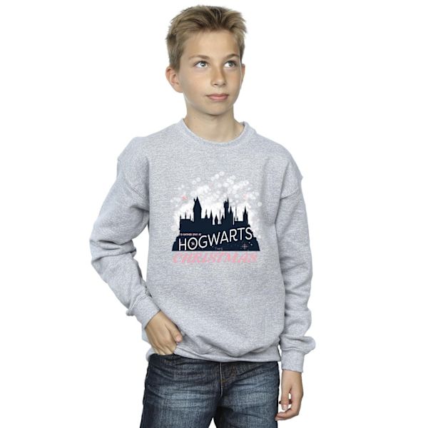 Harry Potter Boys Hogwarts Jultröja 7-8 År Sport Sports Grey 7-8 Years