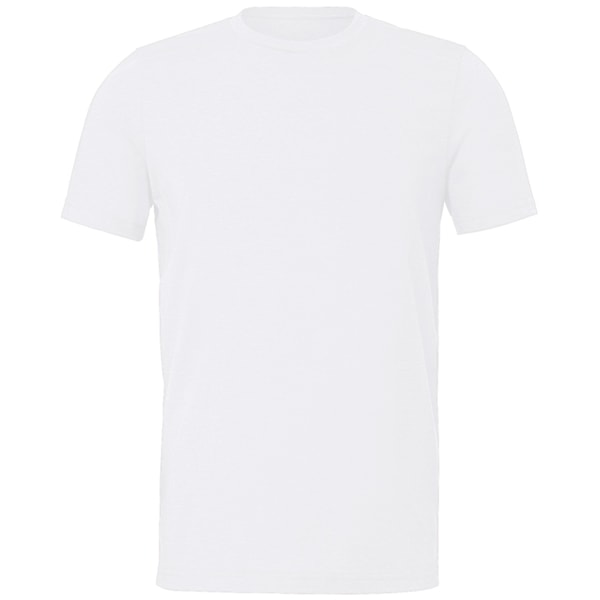 Bella + Canvas Unisex Sueded Tee XS Solid White Blend Solid White Blend XS