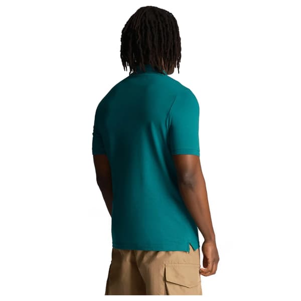 Lyle & Scott Herrbroderad Logotyp Pikétröja M Grön Green M