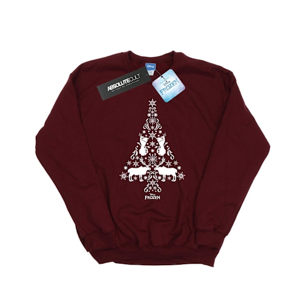 Disney Herr Frozen Julgran Sweatshirt S Bourgogne Burgundy S