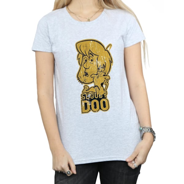 Scooby Doo Dam/Kvinnor Och Shaggy Bomull T-Shirt L Sports Grå Sports Grey L