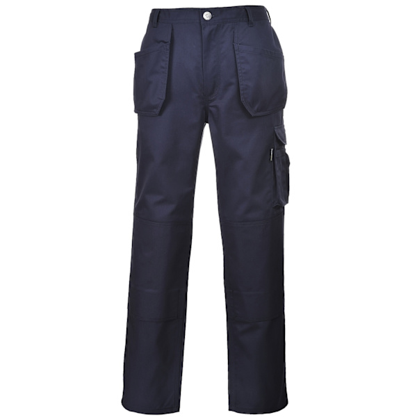 Portwest Herr Slate Slitstarka Arbetsbyxor LR Mörk Marinblå Dark Navy LR