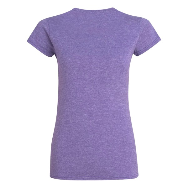 Gildan Softstyle T-shirt för damer, mellanvikt, storlek XL, violett Violet XL