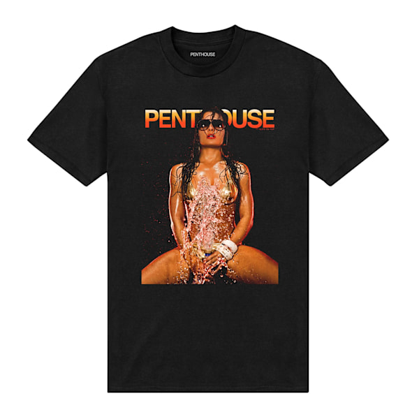 Penthouse Unisex Adult Life On Top T-Shirt S Svart Black S