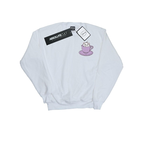 Disney Dam/Kvinnor Aristocats Marie I Kopp Bröst Tryck Sweatshirt White XL