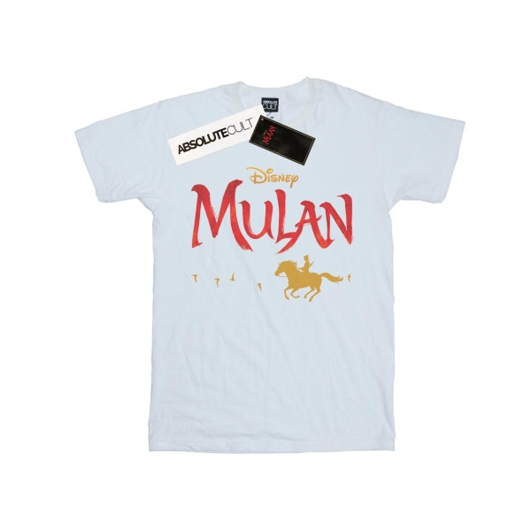 Disney Boys Mulan Movie Logo T-shirt 3-4 år vit White 3-4 Years