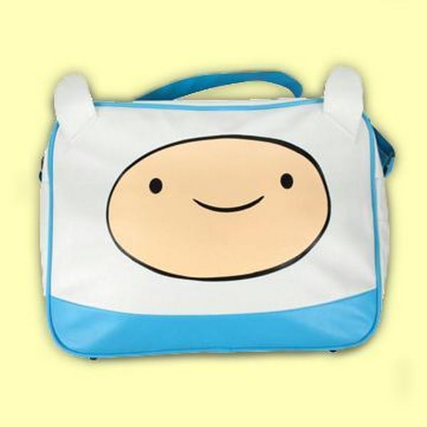 Adventure Time Barn/Barn Finn Messenger Bag One Size Vit White/Blue One Size
