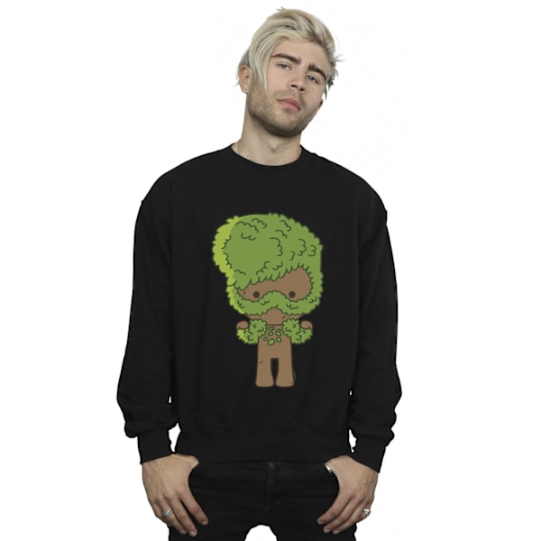 Marvel Mens I Am Groot Chibi Flex Sweatshirt XL Svart Black XL