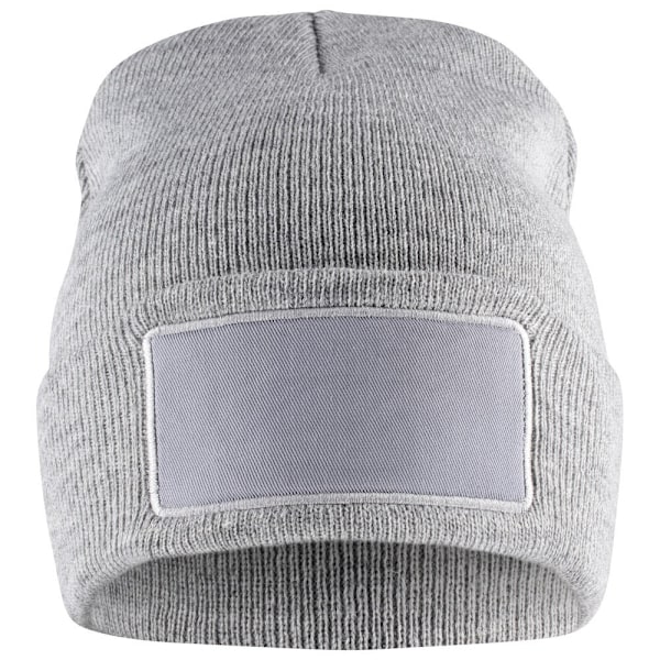 Clique Unisex Vuxen Hubert Patch Beanie One Size Grå Melange Grey Melange One Size