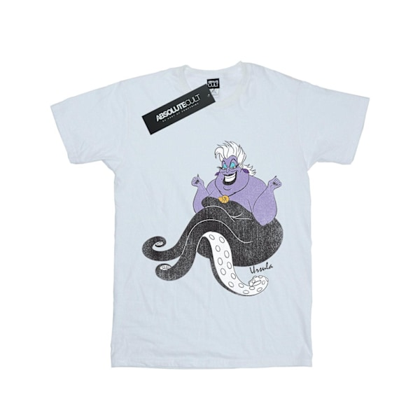 Den Lilla Sjöjungfrun Flickor Klassisk Ursula Bomull T-shirt 5-6 År White 5-6 Years