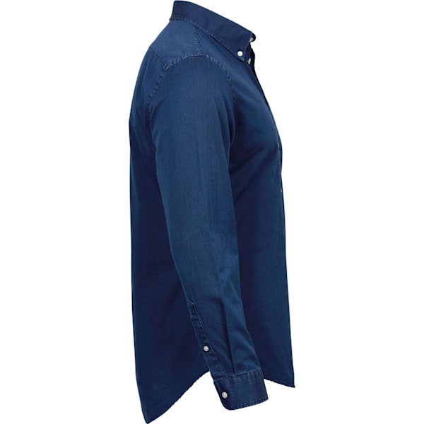 Tee Jays Herr Twill Skjorta XXL Indigo Indigo XXL