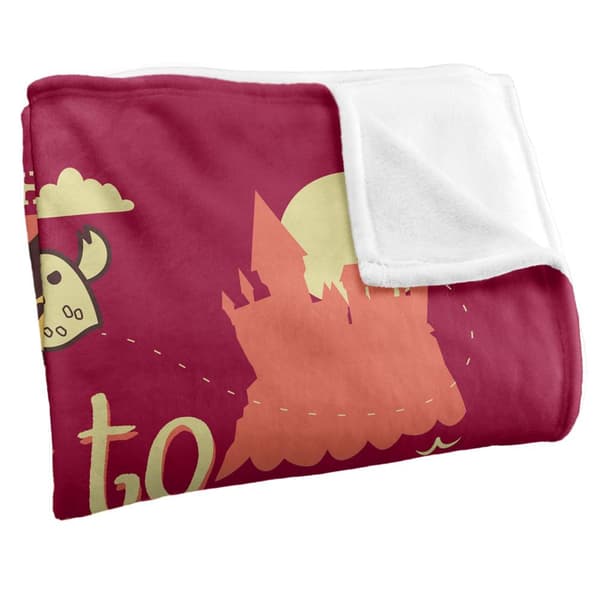 Harry Potter Tillbaka Till Hogwarts Chibi Grupp Filt One Size Mult Multicoloured One Size