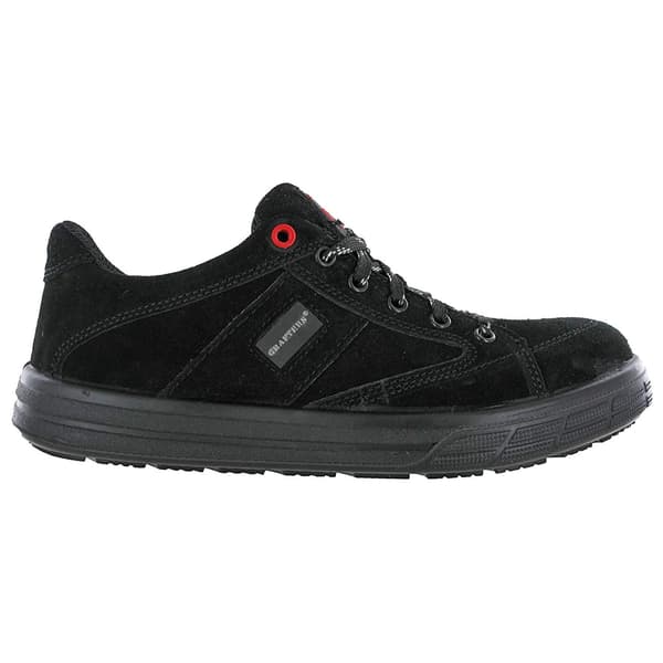 Grafters herr skate typ tåhätta säkerhetsskor 6 UK svart Black 6 UK