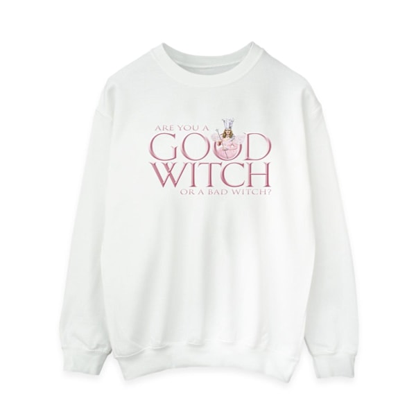 Trollkarlen från Oz Dam/Dam Wicked Good Witch Sweatshirt XL Vit White XL