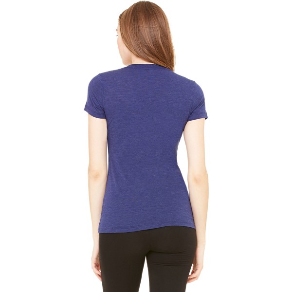 Bella Dam/Kvinnor Triblend T-shirt med rund hals XL Marinblå Triblend Navy Triblend XL