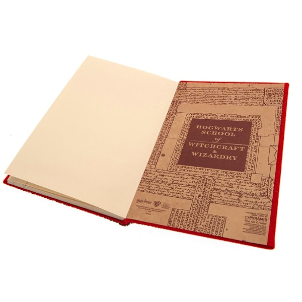 Harry Potter Premium Sequin Flip A5 Notebook One Size Röd/Vit Red/White One Size