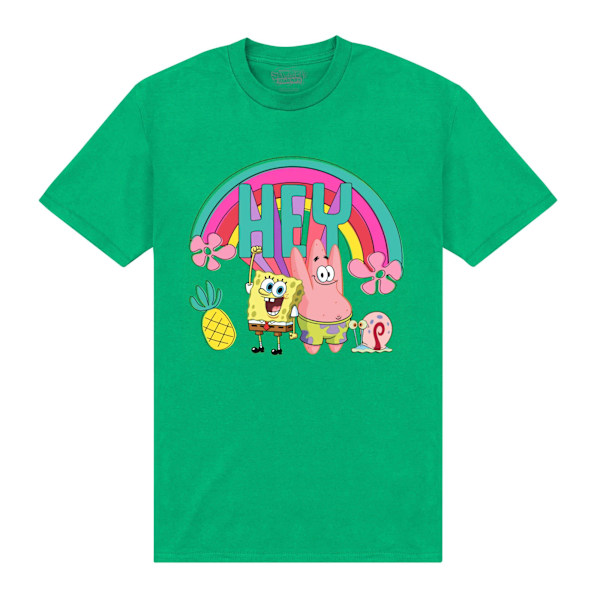 SpongeBob SquarePants Unisex Vuxen Hey T-Shirt L Celtic Green Celtic Green L