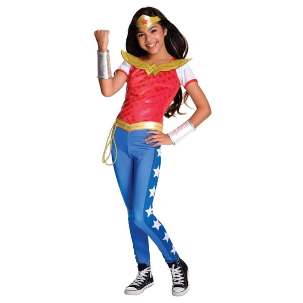 Wonder Woman Girls Deluxe Costume S Flerfärgad Multicoloured S