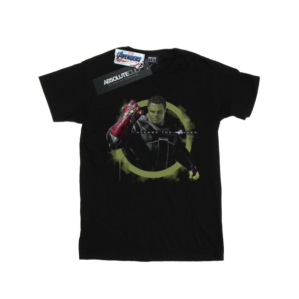 Marvel Mens Avengers Endgame Hulk Nano Gauntlet T-Shirt S Svart Black S