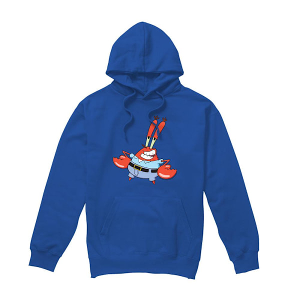 SvampBob Fyrkant Herr Mr Krabby Hoodie L Kungsblå Royal Blue L