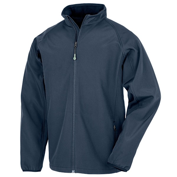 Result Genuine Recycled Herr Tryckbar Soft Shell Jacka 3XL Na Navy 3XL