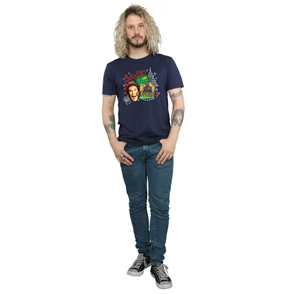 Elf Herr North Pole T-shirt 3XL Marinblå Navy Blue 3XL