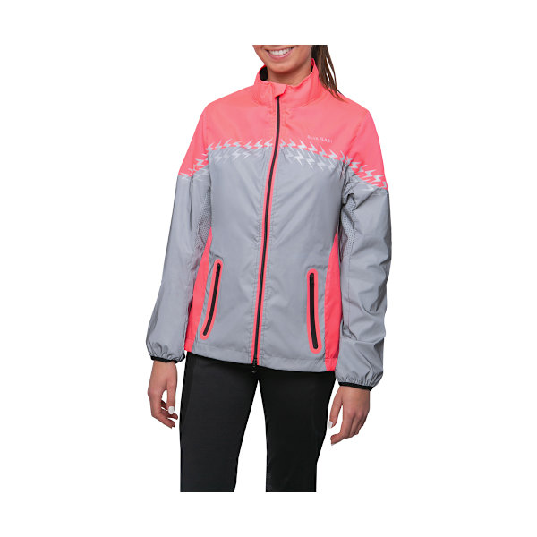 Silva Flash Dam/Dam Lättviktsreflekterande Jacka M Rosa/ Pink/Silver M