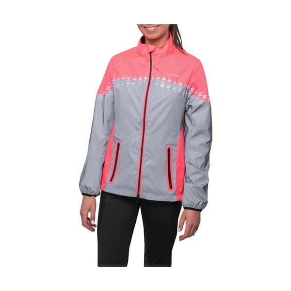 Silva Flash Dam/Dam Lättviktsreflekterande Jacka XL Rosa Pink/Silver XL